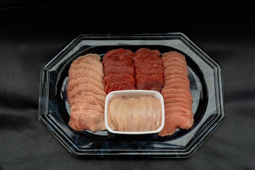 4er Rindshuft, Kalbshuft, Schweinseckstück, Pouletbrust